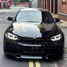 Load image into Gallery viewer, CS Style Gloss Black Front Splitter for BMW F87 M2C 14-18
