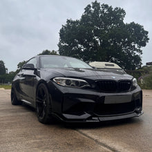 Load image into Gallery viewer, CS Style Gloss Black Front Splitter for BMW F87 M2C 14-18
