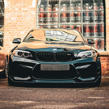 Load image into Gallery viewer, CS Style Gloss Black Front Splitter for BMW F87 M2C 14-18
