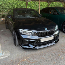 Load image into Gallery viewer, CS Style Gloss Black Front Splitter for BMW F87 M2C 14-18
