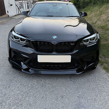 Load image into Gallery viewer, CS Style Gloss Black Front Splitter for BMW F87 M2C 14-18
