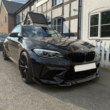 Load image into Gallery viewer, CS Style Gloss Black Front Splitter for BMW F87 M2C 14-18

