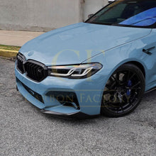 Load image into Gallery viewer, CS Style Gloss Black Front Splitter for BMW F90 M5 21-24
