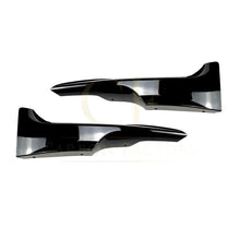 Load image into Gallery viewer, Gloss Black Front Splitter Covers for BMW E92 E93 3 Series LCI 09-13
