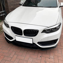 Load image into Gallery viewer, Gloss Black Front Splitter for BMW F22 F23 2 Series Non M Sport 14-20
