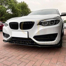 Load image into Gallery viewer, Gloss Black Front Splitter for BMW F22 F23 2 Series Non M Sport 14-20
