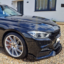 Load image into Gallery viewer, MAD Style Gloss Black Front Splitter for BMW F30 F31 3 Series M Sport 12-19
