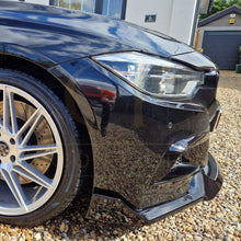 Load image into Gallery viewer, MAD Style Gloss Black Front Splitter for BMW F30 F31 3 Series M Sport 12-19
