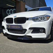 Load image into Gallery viewer, MAD Style Gloss Black Front Splitter for BMW F30 F31 3 Series M Sport 12-19
