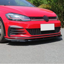 Load image into Gallery viewer, Max Style Gloss Black Front Splitter for VW Golf MK7.5 GTI 17-20
