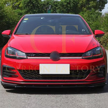 Load image into Gallery viewer, Max Style Gloss Black Front Splitter for VW Golf MK7.5 GTI 17-20
