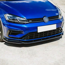 Load image into Gallery viewer, Max Style Gloss Black Front Splitter for VW Golf MK7.5 R-LINE / R 17-20
