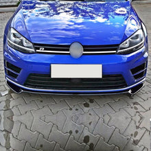 Load image into Gallery viewer, Max Style Gloss Black Front Splitter for VW Golf MK7 R-LINE / R 13-16
