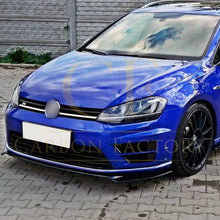 Load image into Gallery viewer, Max Style Gloss Black Front Splitter for VW Golf MK7 R-LINE / R 13-16
