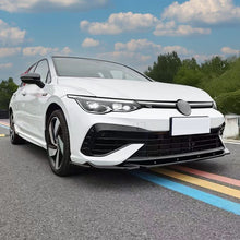 Load image into Gallery viewer, MAX V1 Style Gloss Black Front Splitter for VW Golf MK8 R 21-23
