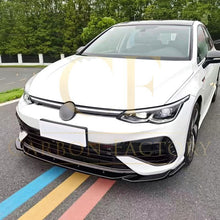 Load image into Gallery viewer, MAX V1 Style Gloss Black Front Splitter for VW Golf MK8 R 21-23
