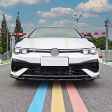 Load image into Gallery viewer, MAX V1 Style Gloss Black Front Splitter for VW Golf MK8 R 21-23
