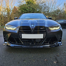 Load image into Gallery viewer, MP Style Gloss Black Front Splitter 3 Pieces for BMW G80 M3 G82 G83 M4 21-Present
