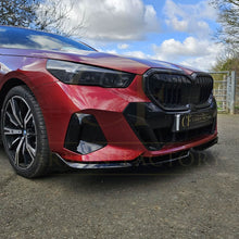 Load image into Gallery viewer, MP Style Gloss Black Front Splitter 4 Pieces for BMW G60 5 Series 24-Present
