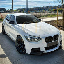 Load image into Gallery viewer, MP Style Gloss Black Front Splitter (4 pieces kit) for BMW F20 1 Series Pre-LCI 12-14
