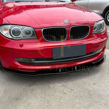 Load image into Gallery viewer, MP Style Gloss Black Front Splitter for BMW 1 Series E81 E82 E88 E87 2007-2013
