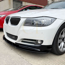 Load image into Gallery viewer, MP Style Gloss Black Front Splitter for BMW E90 E91 3 Series LCI Standard model 09-13
