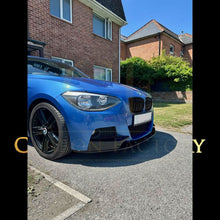 Load image into Gallery viewer, MP Style Gloss Black Front Splitter for BMW F20 1 Series Pre-LCI 12-14
