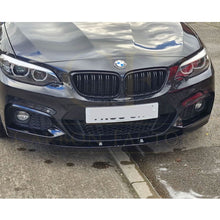 Load image into Gallery viewer, MP Style Gloss Black Front Splitter for BMW F22 2 Series M Sport 14-Present
