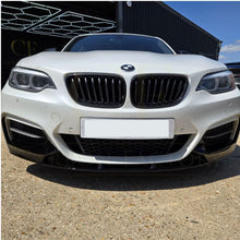 Load image into Gallery viewer, MP Style Gloss Black Front Splitter for BMW F22 2 Series M Sport 14-Present
