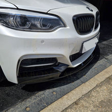 Load image into Gallery viewer, MP Style Gloss Black Front Splitter for BMW F22 2 Series M Sport 14-Present
