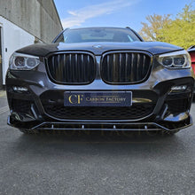 Load image into Gallery viewer, MP Style Gloss Black Front Splitter for BMW G01 X3 G02 X4 Pre-LCI 18-21

