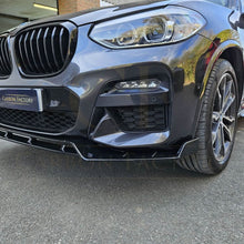 Load image into Gallery viewer, MP Style Gloss Black Front Splitter for BMW G01 X3 G02 X4 Pre-LCI 18-21
