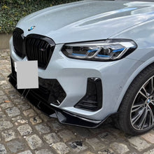 Load image into Gallery viewer, MP Style Gloss Black Front Splitter for BMW G01 X3 IX3 G02 X4 LCI 22-24
