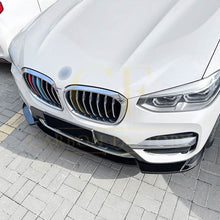 Load image into Gallery viewer, MP Style Gloss Black Front Splitter for BMW G01 X3 Pre-LCI Non M Sport 18-21
