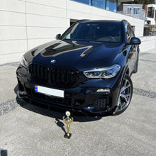 Load image into Gallery viewer, MP Style Gloss Black Front Splitter for BMW G05 X5 19-22
