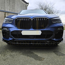 Load image into Gallery viewer, MP Style Gloss Black Front Splitter for BMW G05 X5 19-22
