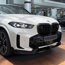 Load image into Gallery viewer, MP Style Gloss Black Front Splitter for BMW G05 X5 LCI 23-Present
