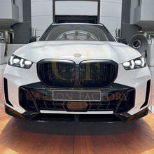 Load image into Gallery viewer, MP Style Gloss Black Front Splitter for BMW G05 X5 LCI 23-Present

