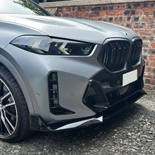 Load image into Gallery viewer, MP Style Gloss Black Front Splitter for BMW G06 LCI X6 23-Present
