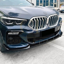 Load image into Gallery viewer, MP Style Gloss Black Front Splitter for BMW G06 X6 Pre-LCI 19-22
