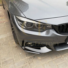 Load image into Gallery viewer, MP Style Gloss Black Front Splitter Upper Pieces for BMW F32 F33 F36 4 Series 14-20
