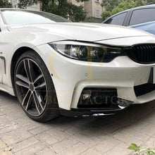 Load image into Gallery viewer, MP Style Gloss Black Front Splitter Upper Pieces for BMW F32 F33 F36 4 Series 14-20
