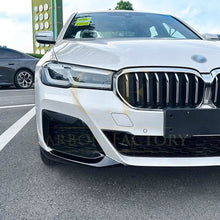 Load image into Gallery viewer, MP Style Gloss Black Front Splitter Upper Pieces for BMW G30 5 Series LCI 21-24
