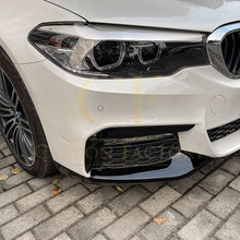 Load image into Gallery viewer, MP Style Gloss Black Front Splitter Upper Pieces for BMW G30 G31 5 Series Pre-LCI 17-20
