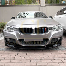 Load image into Gallery viewer, MP4 Style Gloss Black Front Splitter for BMW F30 F31 3 Series 13-19
