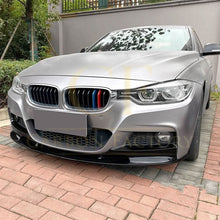 Load image into Gallery viewer, MP4 Style Gloss Black Front Splitter for BMW F30 F31 3 Series 13-19
