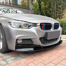 Load image into Gallery viewer, MP4 Style Gloss Black Front Splitter for BMW F30 F31 3 Series 13-19
