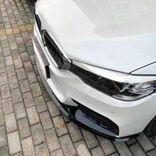 Load image into Gallery viewer, MP4 Style Gloss Black Front Splitter for BMW G30 G31 5 Series Pre-LCI 17-20
