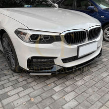 Load image into Gallery viewer, MP4 Style Gloss Black Front Splitter for BMW G30 G31 5 Series Pre-LCI 17-20
