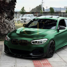 Load image into Gallery viewer, P Style Gloss Black Front Splitter for BMW F20 F21 1 Series LCI M Sport 15-19
